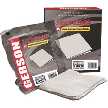 The Gerson Companies Gerson 20002W Tack Cloth - High Tack; Standard 20 X 16 Mesh; White Cotton GER-20002W